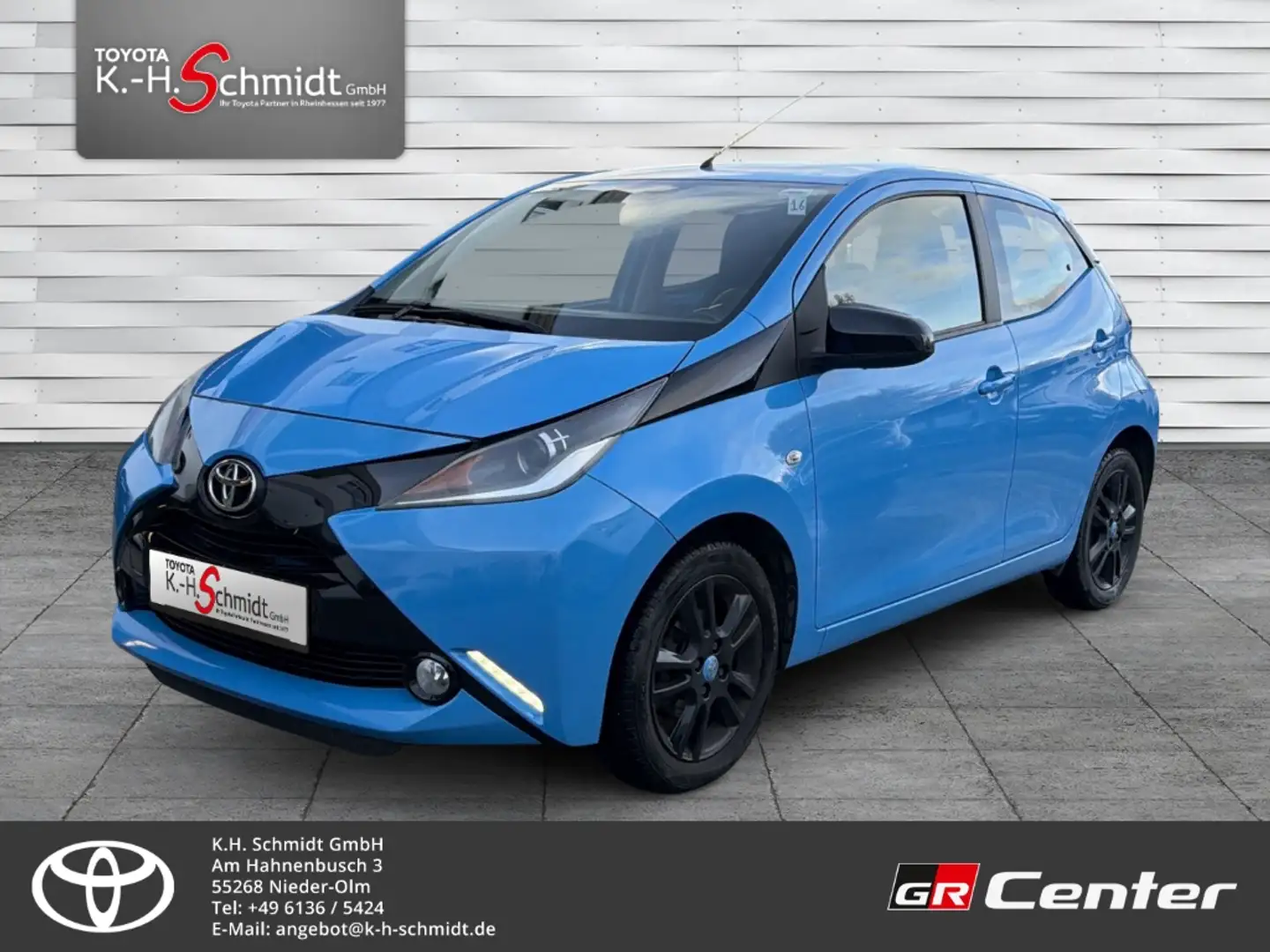 Toyota Aygo -Cite 5-TÜRER, 1.0 L, 5-GANG SCHALTGETRIEBE, X-CI Azul - 1