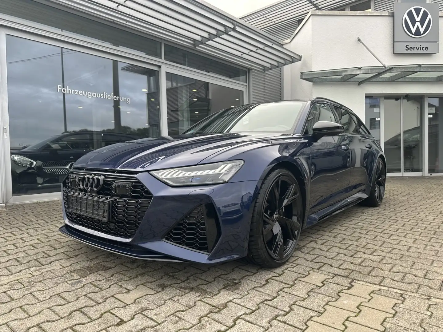 Audi RS6 AVANT 4.0TSI QUATTRO*HEAD-UP*PANO*STANDH.*AHK Bleu - 1