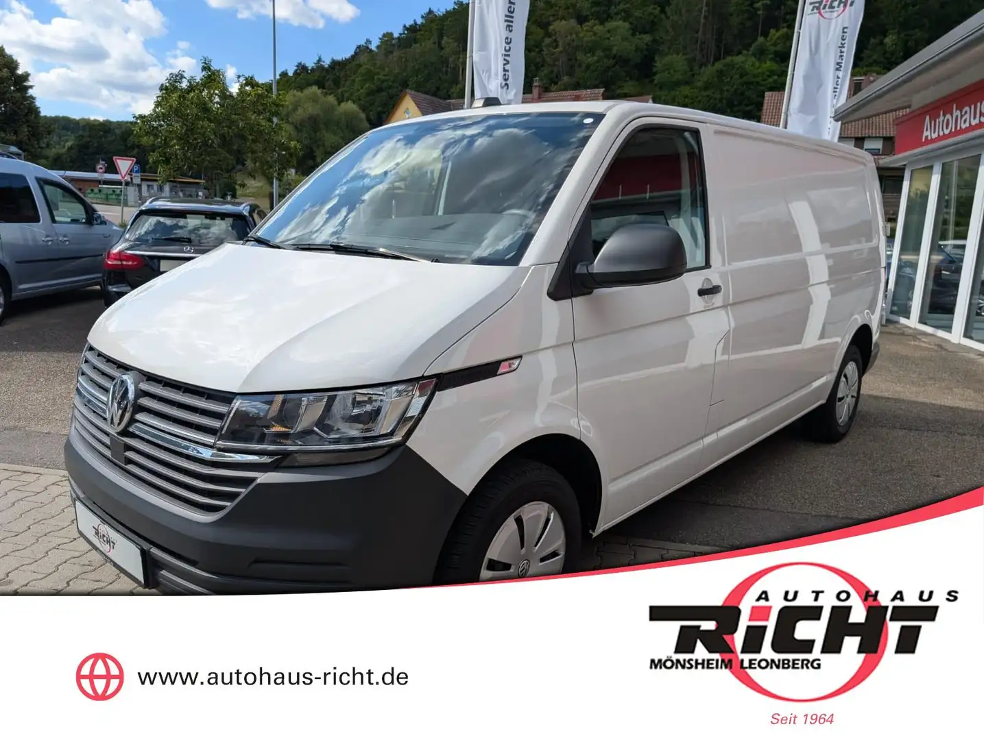 Volkswagen T6.1 Transporter 2.0 TDI Lang LR L2H1 PDC DAB Blanco - 1