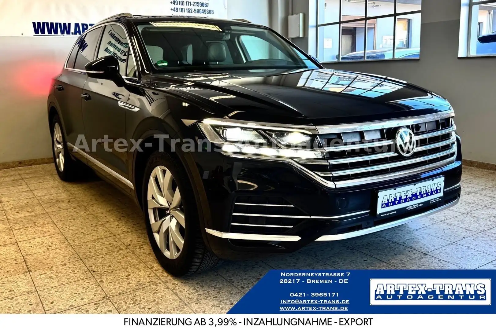 Volkswagen Touareg 3.0 TDI V6 Elegance 4M / VOLLAUSSTATTUNG Noir - 1