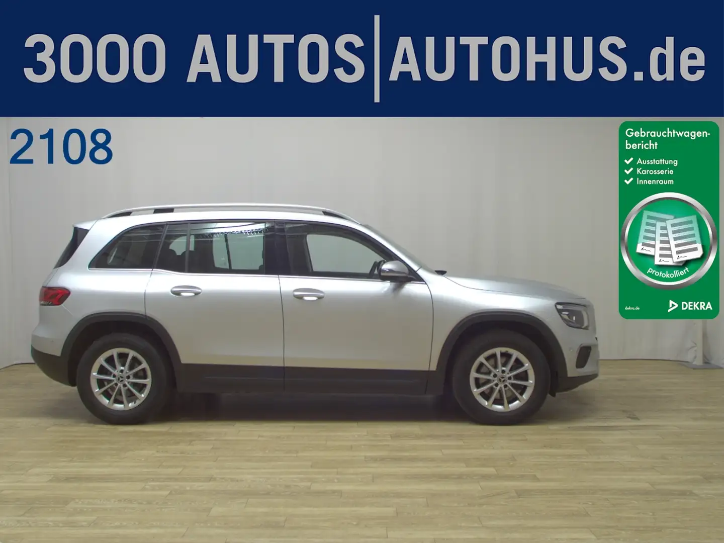 Mercedes-Benz GLB 180 d Style AHK LED Navi Leder KeyLess MBUX Silber - 1