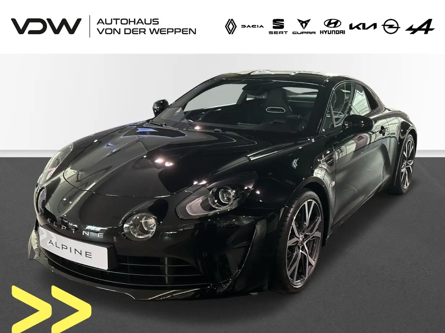 Alpine A110 sofort verfügbar Rückfahrkamera Schwarz - 1