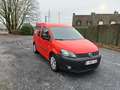 Volkswagen Caddy 1.6 TDi Bluemotion gezinswagen airco, navigatie... Rouge - thumbnail 4