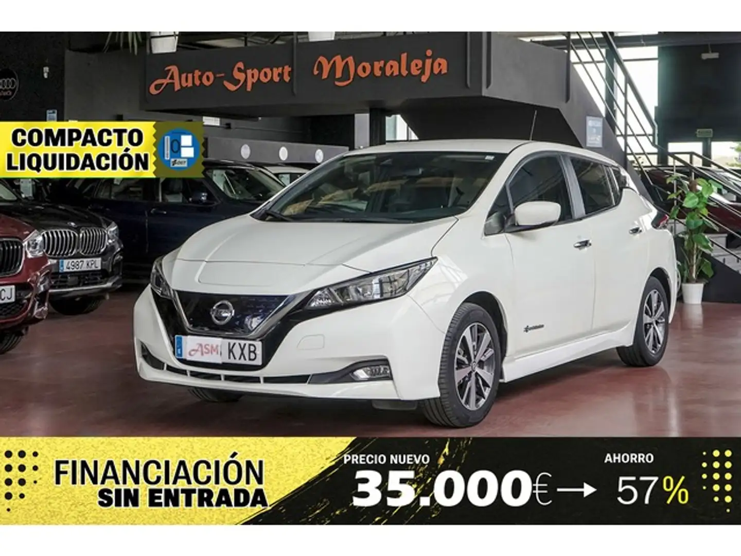 Nissan Leaf 40 kWh Tekna Blanc - 1