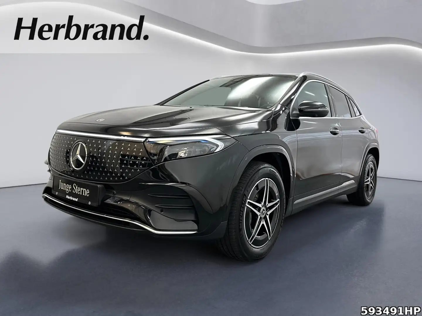 Mercedes-Benz EQA 350 4M AMG Pano AHK 360° Ambiente KEYLESS Schwarz - 1