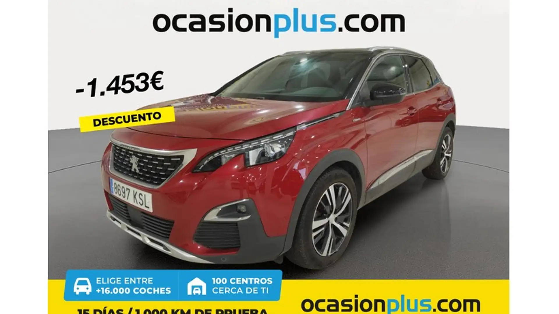 Peugeot 3008 1.6 BlueHDi Style EAT6 120 Rojo - 1
