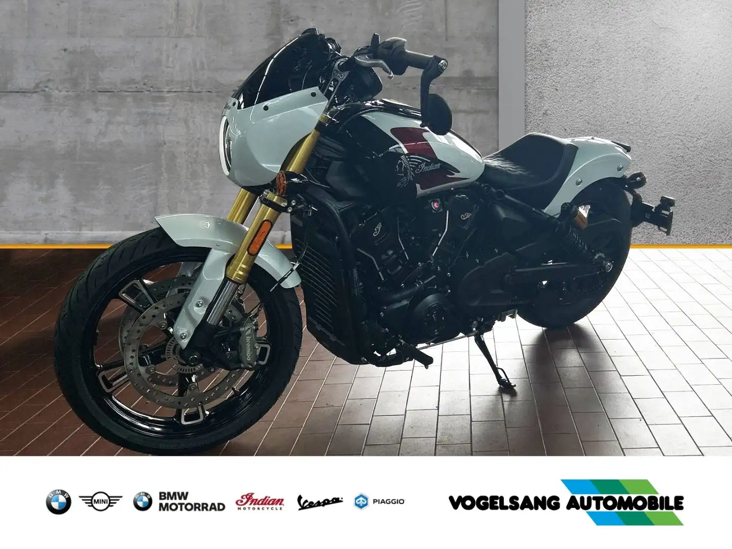 Indian Scout 101 Sondermodell, Limited Tech, Fahrmodi, Weiß - 1