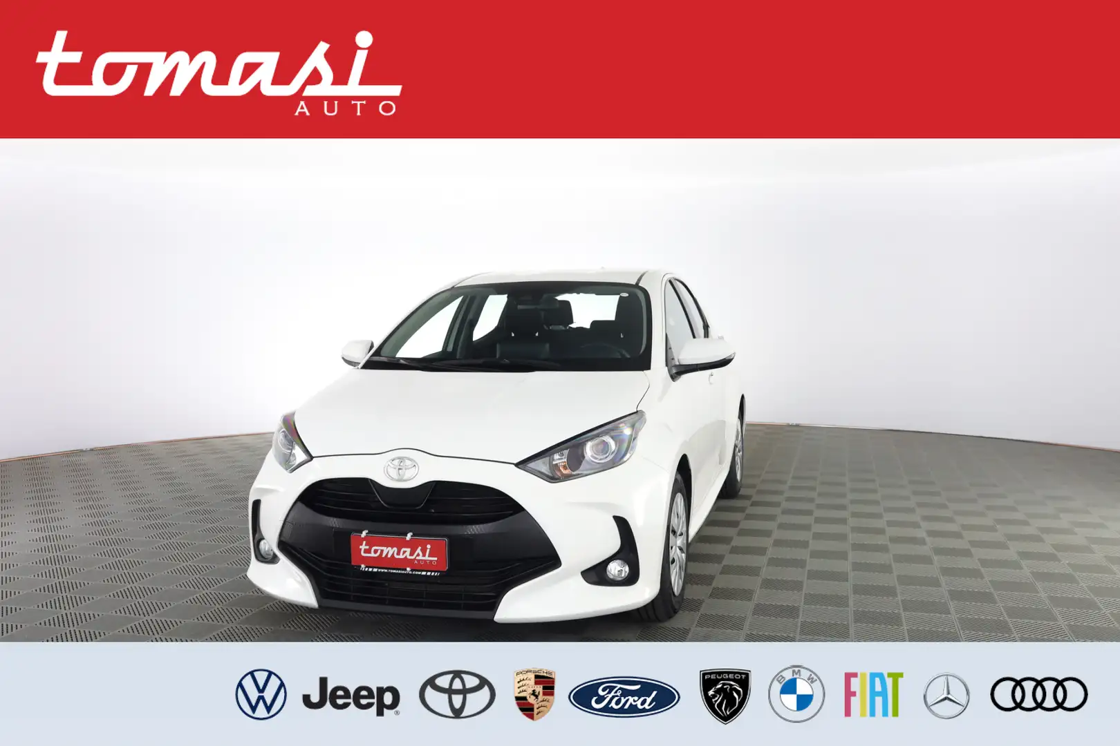 Toyota Yaris 1.5 Hybrid 5 porte Business Bianco - 1
