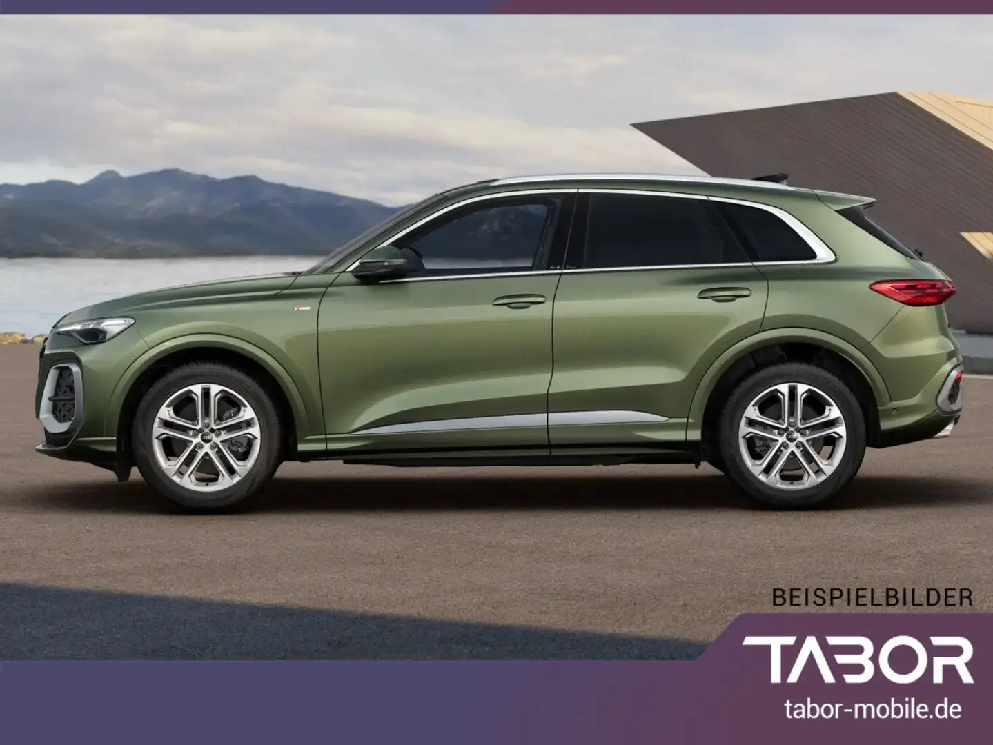 Audi Q5 TDI 204 S line neues Modell Tech Pano PrivG Grün - 2