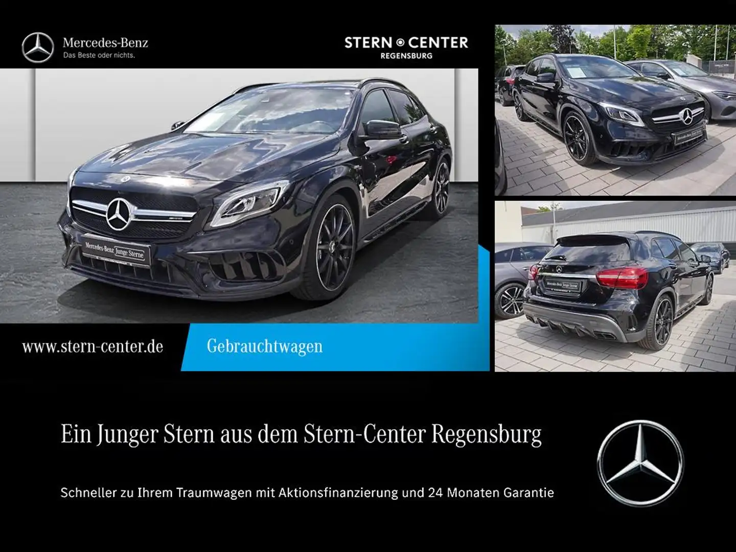 Mercedes-Benz GLA 45 AMG 4M PrfAGA+PANO+MEMORY+Drivers Package Noir - 1
