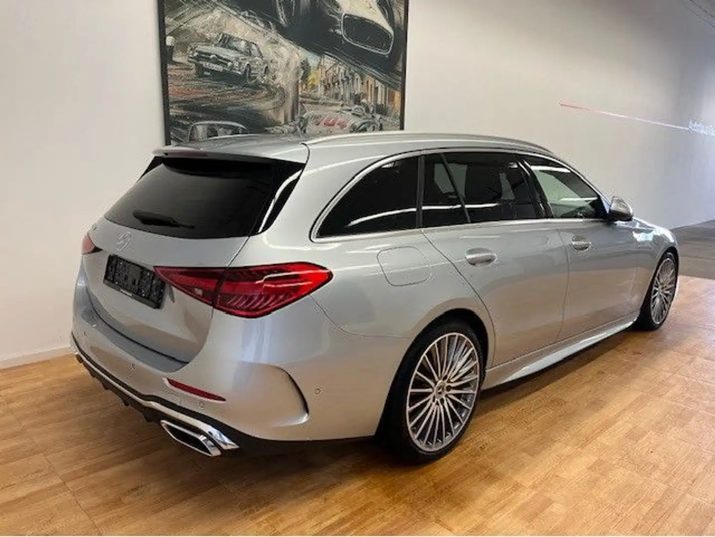 Mercedes-Benz C 300 d T AMG-Line AHK 19 Zoll Silber - 2