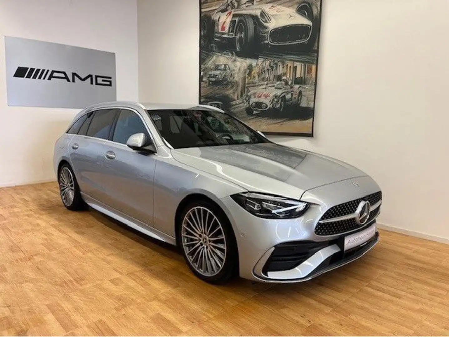 Mercedes-Benz C 300 d T AMG-Line AHK 19 Zoll Silber - 1