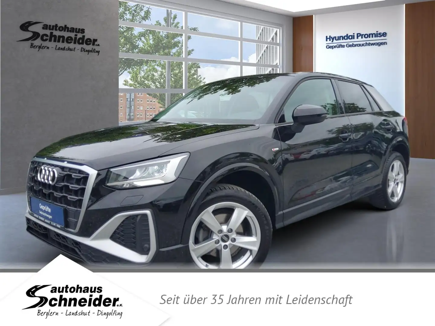 Audi Q2 35 TFSI S tronic S-LINE NAVI/LED/SHZ/DAB Noir - 1