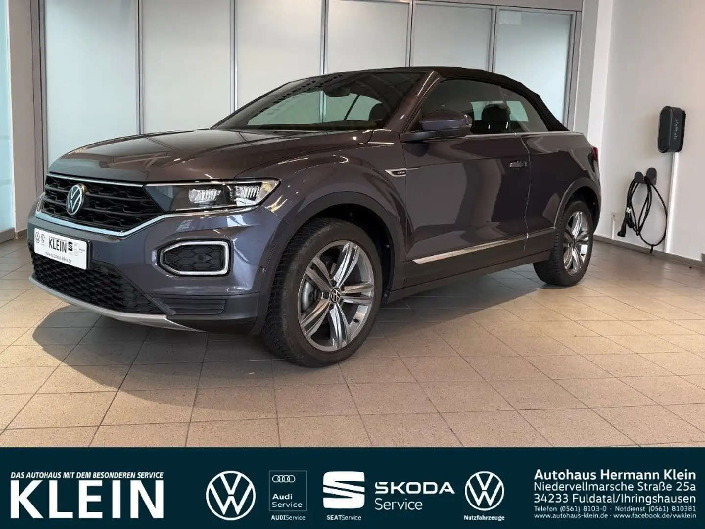 Volkswagen T-Roc Cabriolet 1.0 TSI Active AHK, Standheizung, Diebst Zilver - 1