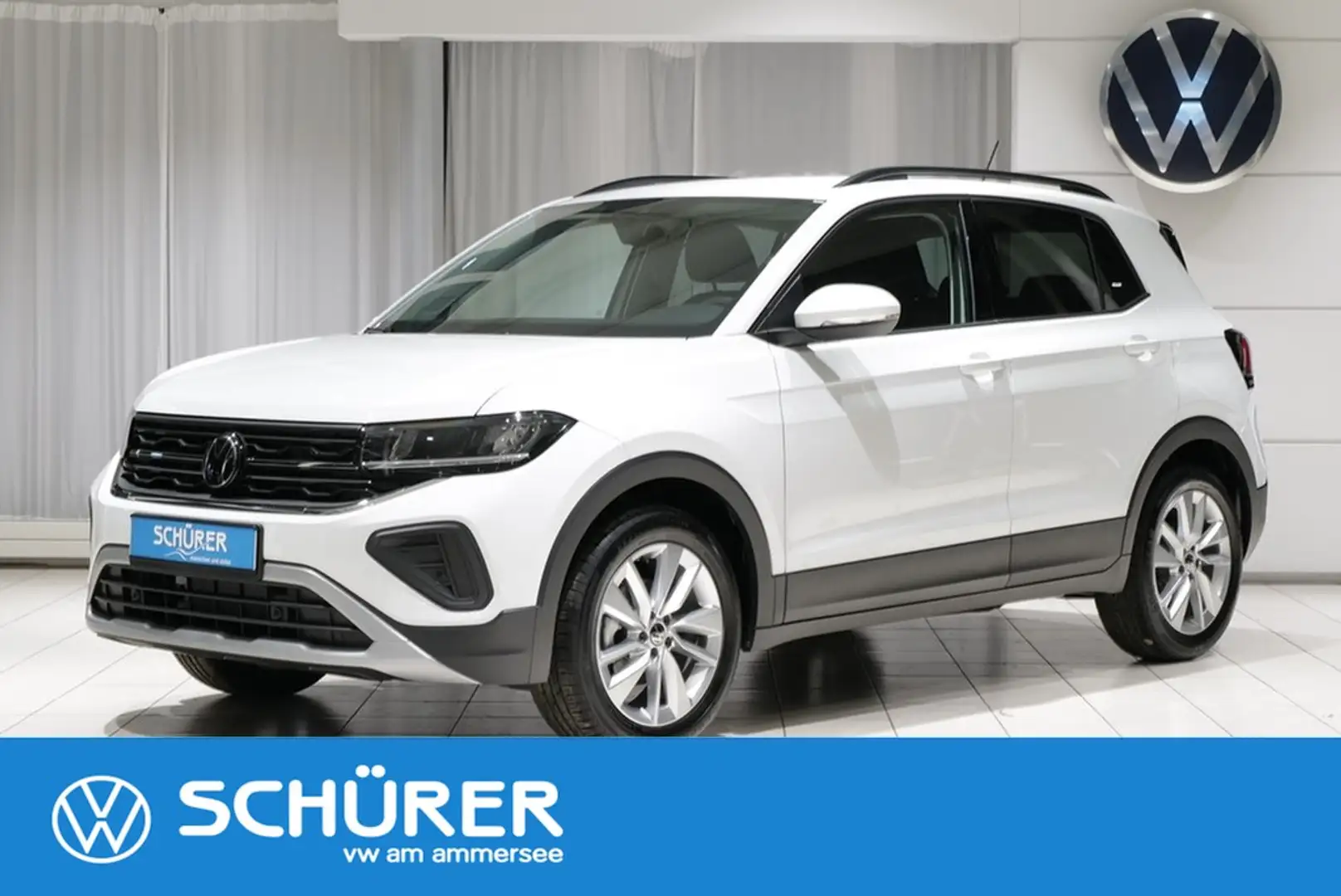 Volkswagen T-Cross 1.0TSI Life RKAM NAVI ACC LED Blanc - 1