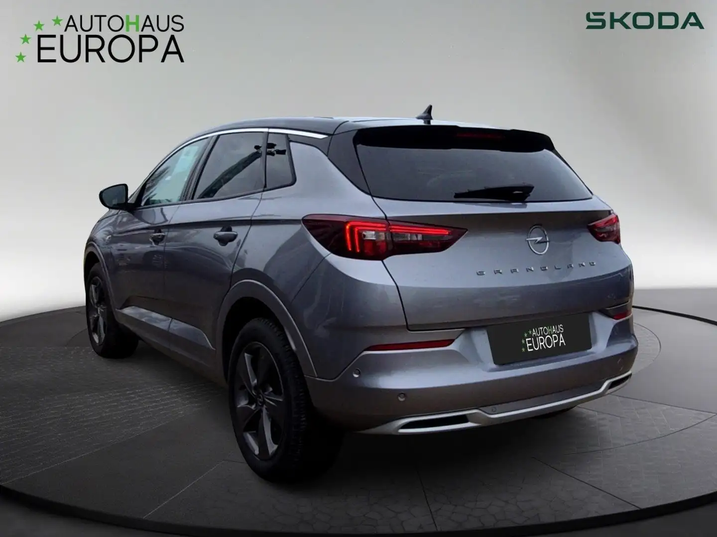 Opel Grandland 1.2 Turbo Automatik Elegance AHK KlimaA Kam360 Nav Grau - 2