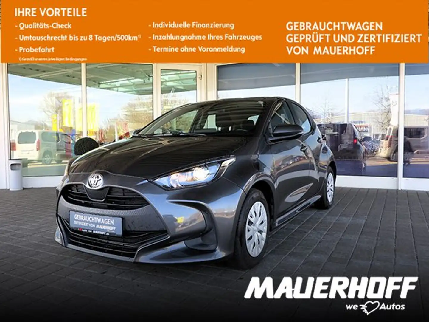 Toyota Yaris Comfort | Kamera | Klima | AndroidAuto | Szürke - 1