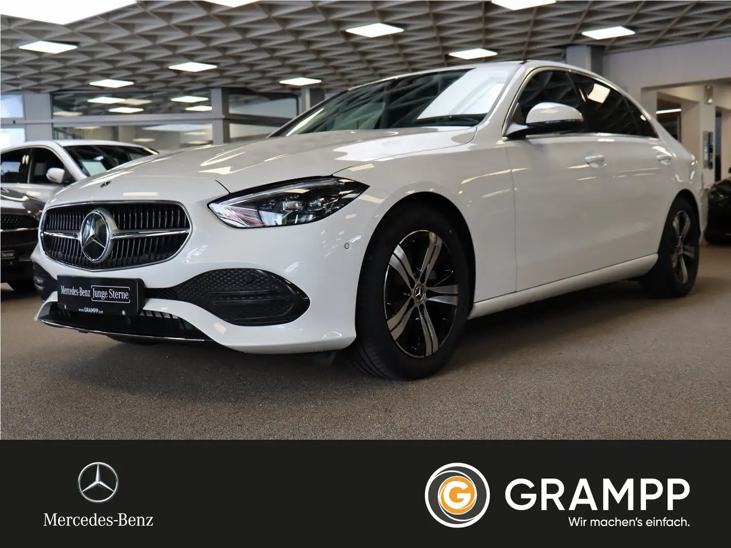 Mercedes-Benz C 180 Avantgarde-Advanced/AHK/Schiebedach/Kamera Weiß - 1