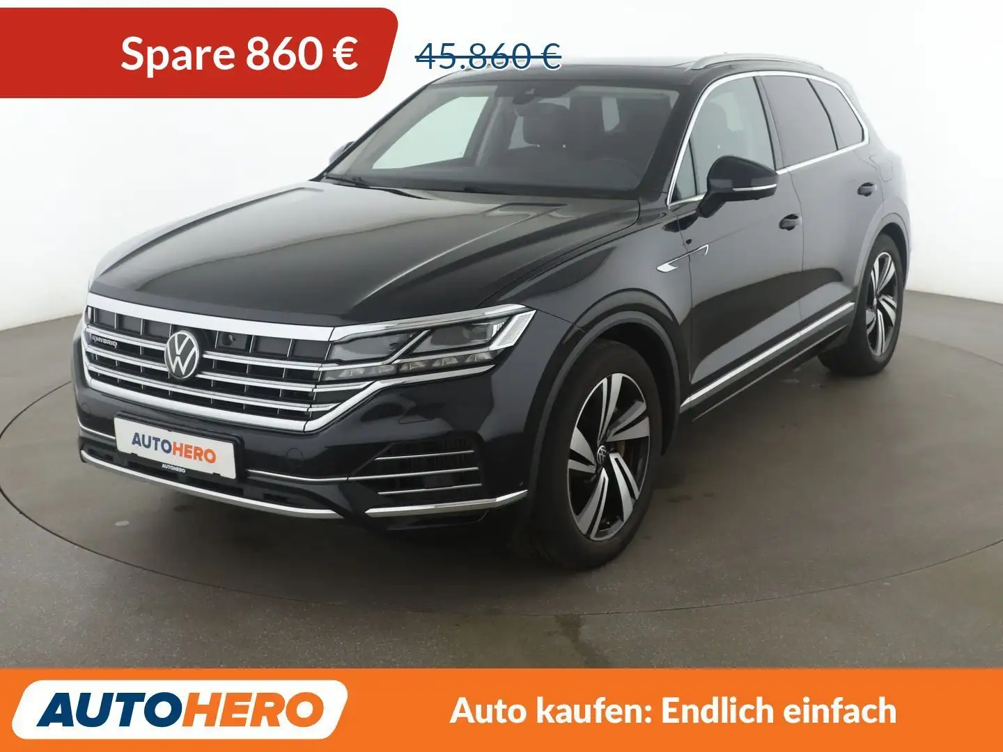 Volkswagen Touareg 3.0 eHybrid Elegance 4Motion Aut.*NAVI*DYNAUDIO* Schwarz - 1
