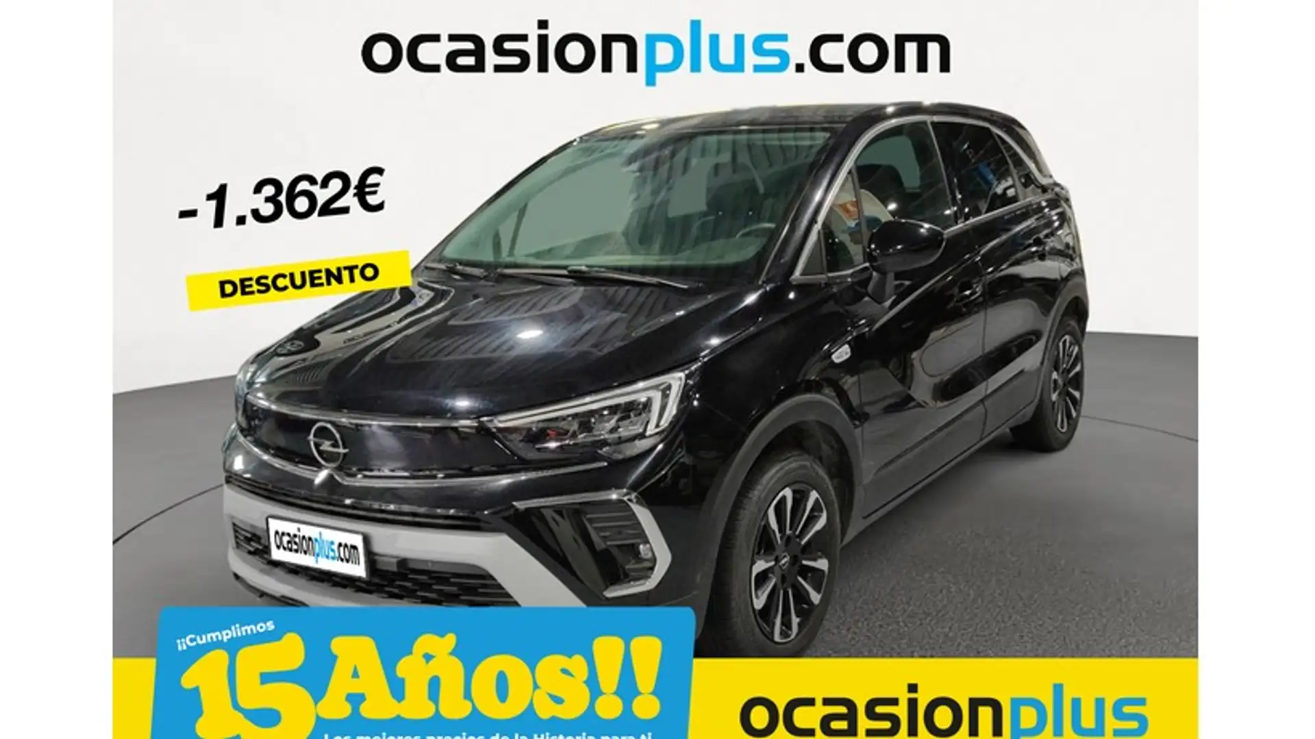 Opel Crossland 1.2 S&S Elegance Pack 110 Zwart - 1