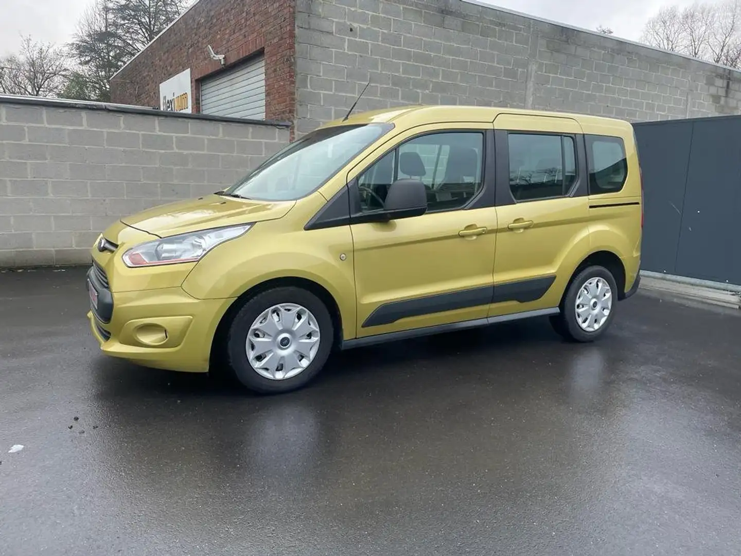 Ford Tourneo Connect 16d*PARKSENSOR CRUISE AIRCO USB Geel - 2