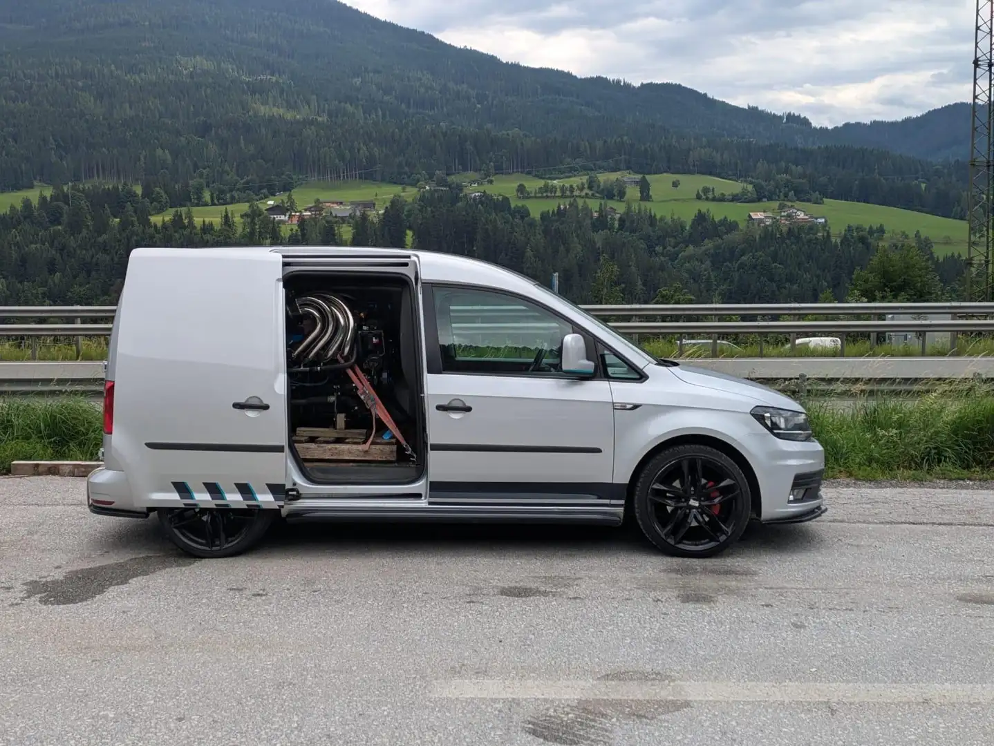 Volkswagen Caddy 88dkm NAP Maxton 1.6 Cruise Airco Diesel Zilver - 2