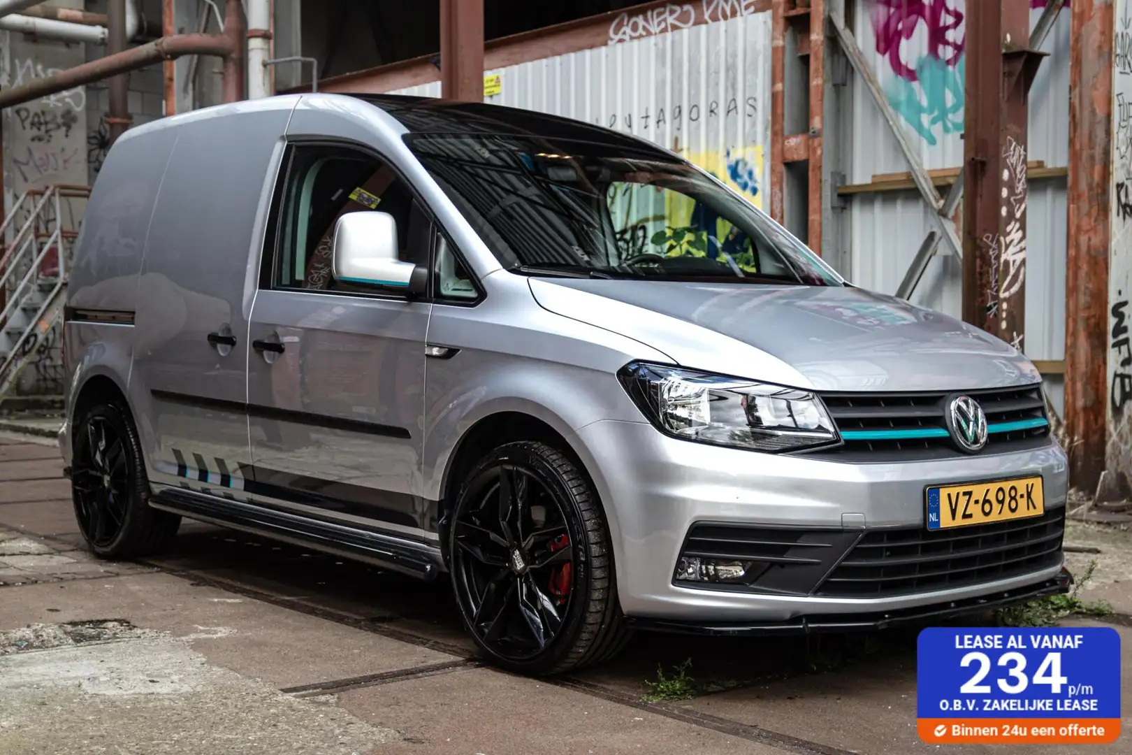 Volkswagen Caddy 88dkm NAP Maxton 1.6 Cruise Airco Diesel Zilver - 1