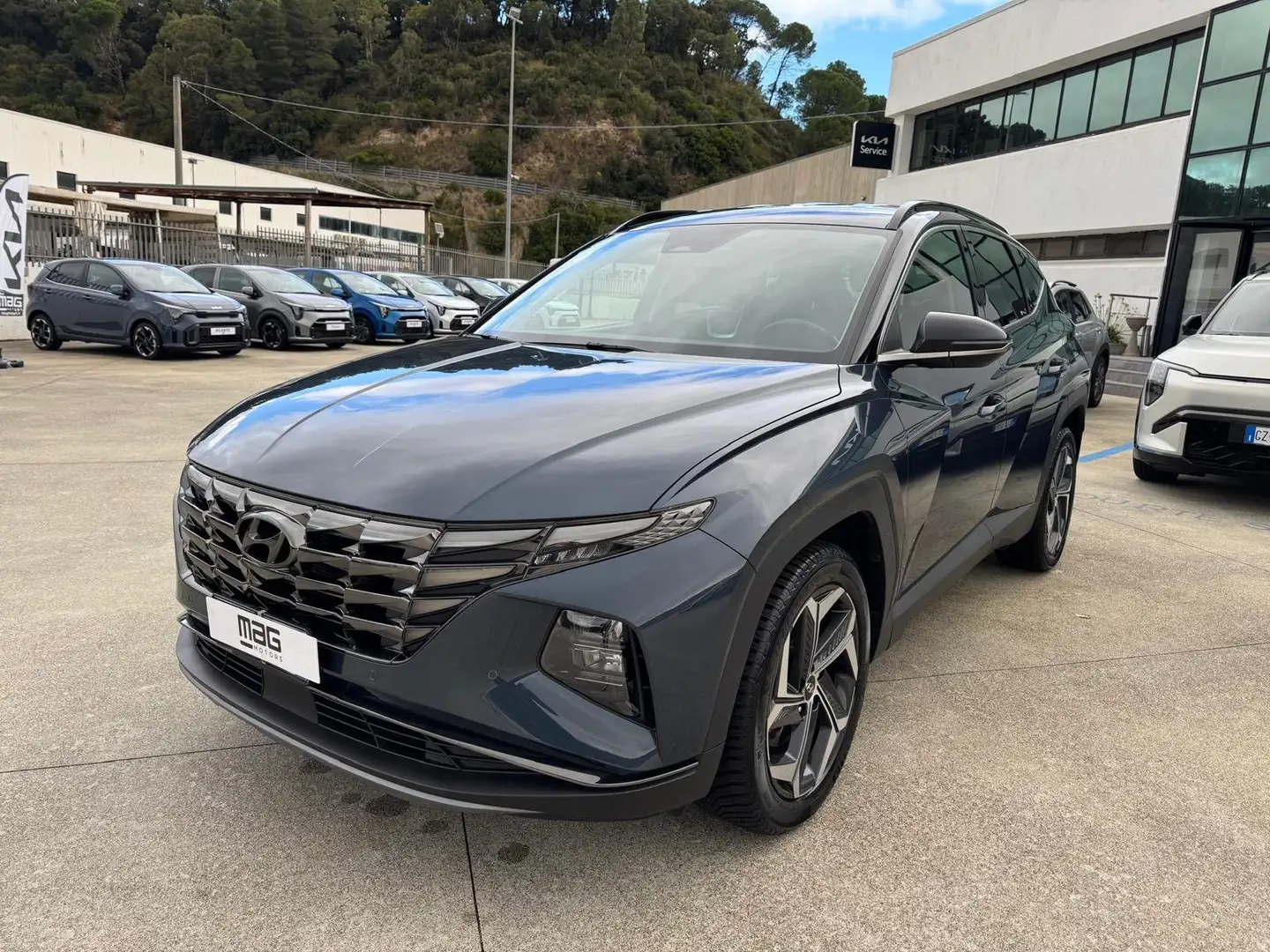 Hyundai TUCSON Tucson 1.6 hev Exellence Leather Pack 4wd auto Blau - 2