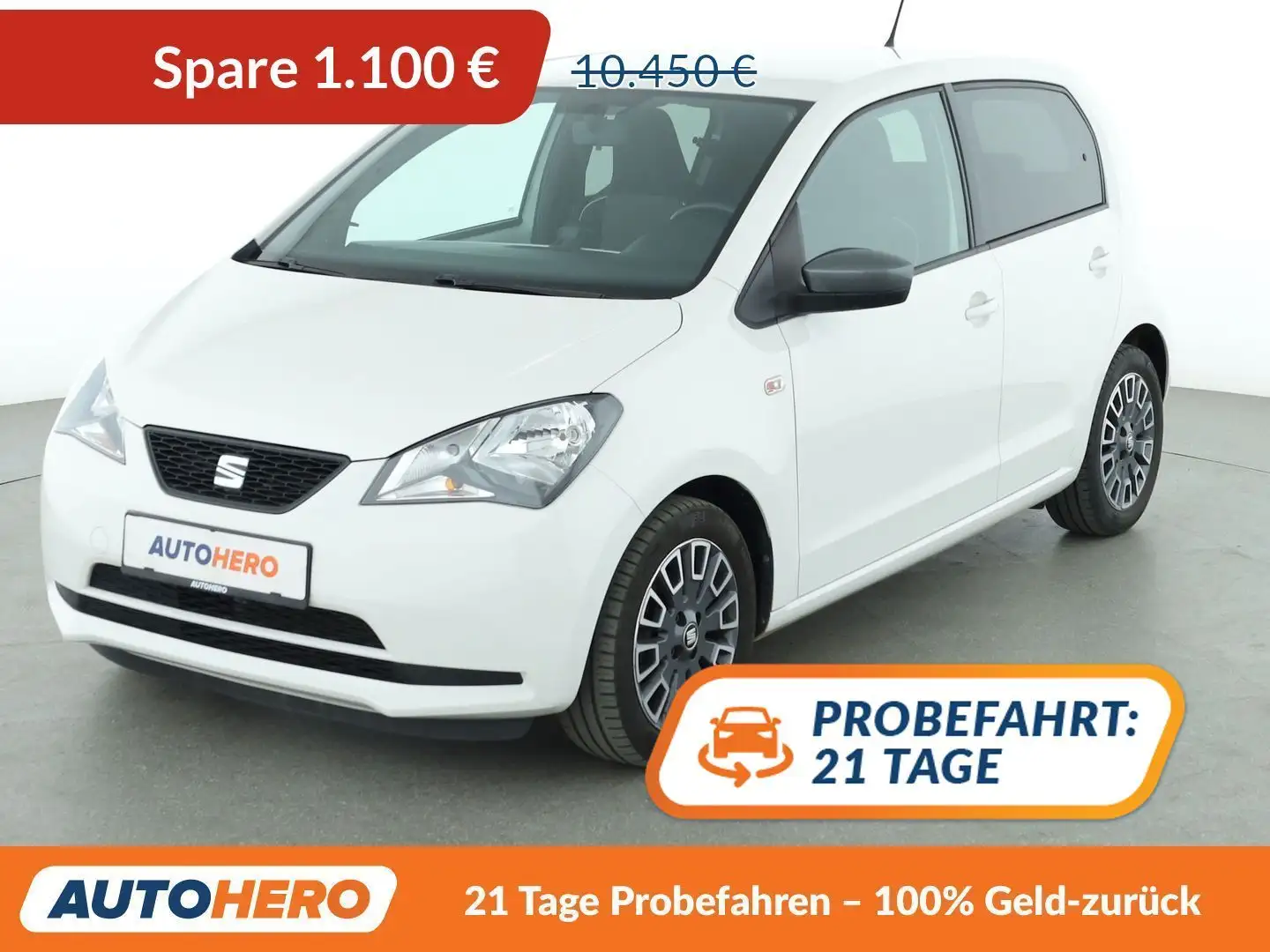 SEAT Mii 1.0 Chic*TEMPO*PDC*ALU*KLIMA*BLUETOOTH* Weiß - 1