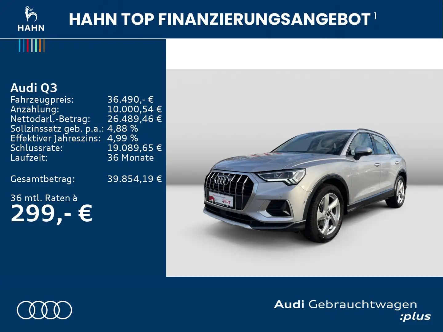 Audi Q3 35 TFSI S tronic advanced AHK LED Navi Virtua Grau - 2