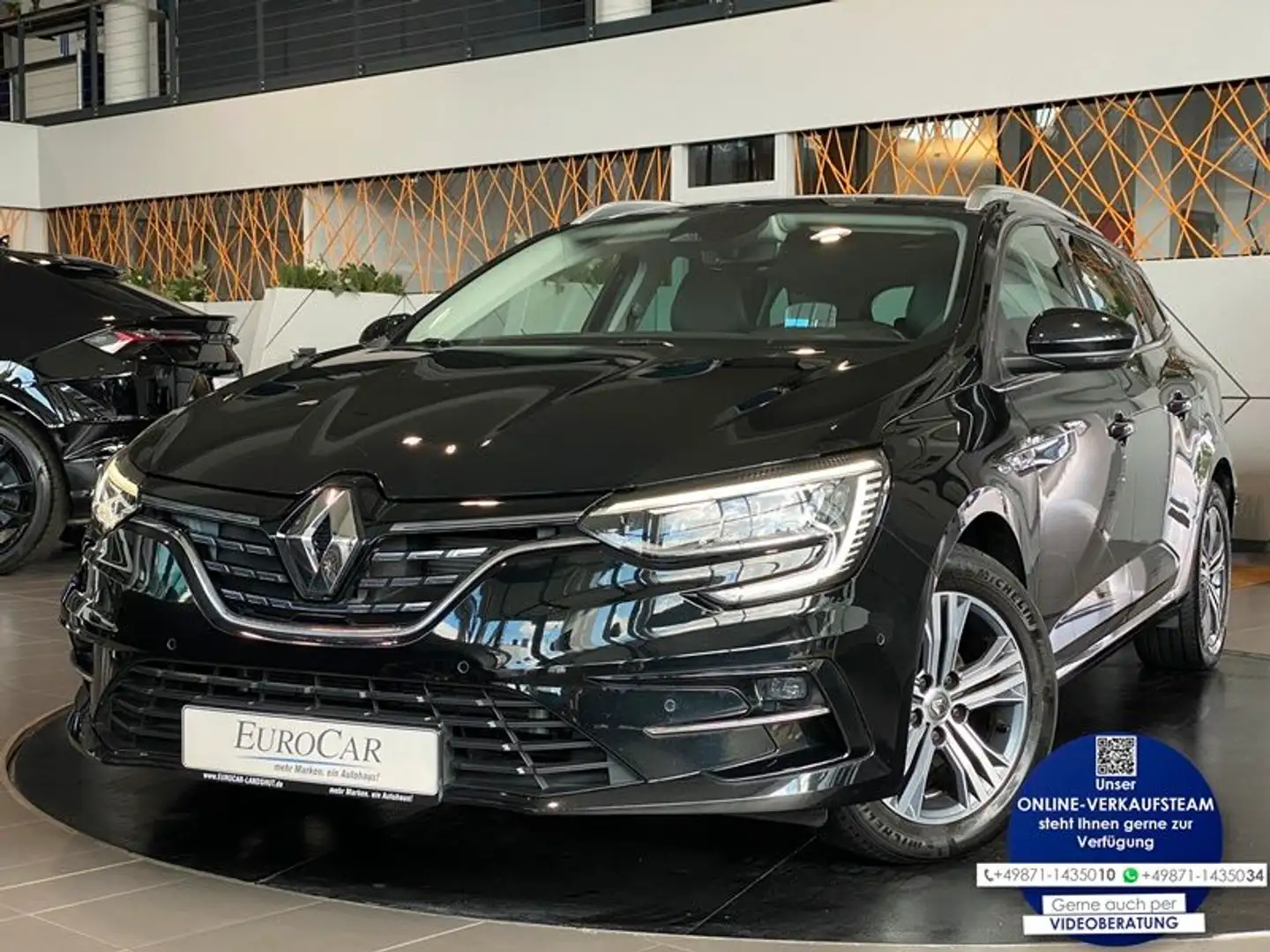 Renault Megane Grandtour 1.5 dCi Intens Navi LED HUD Kam Чорний - 1
