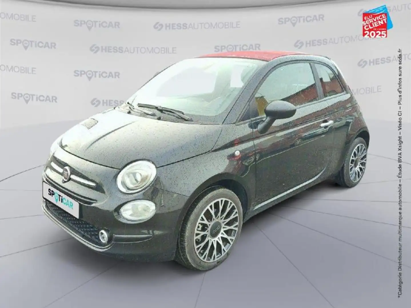Fiat 500C 1.0 70ch BSG S\u0026S Pack Confort Noir - 1