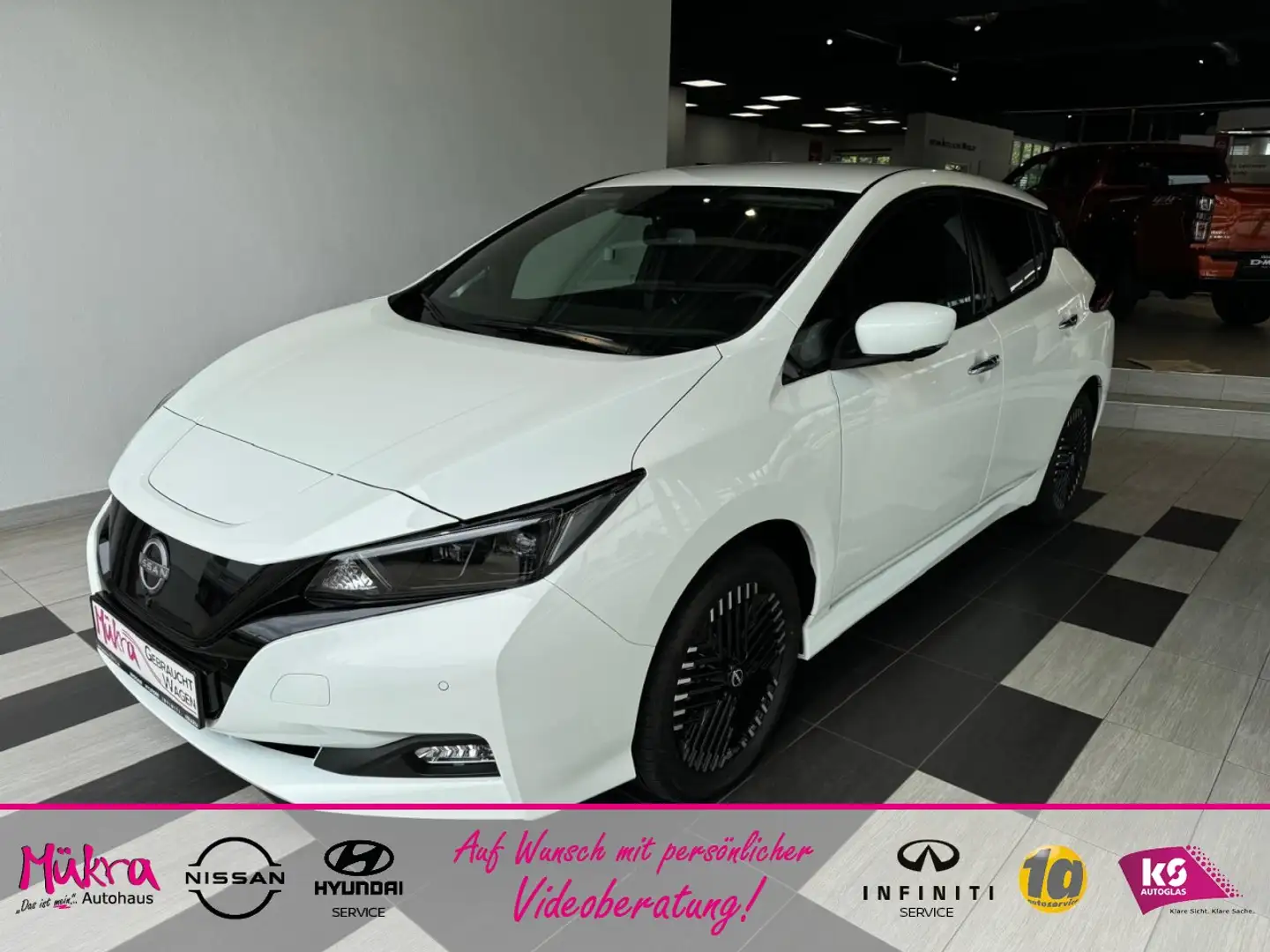 Nissan Leaf N-Connecta e+ 63kwh LED Winterpaket Klima Blanc - 1