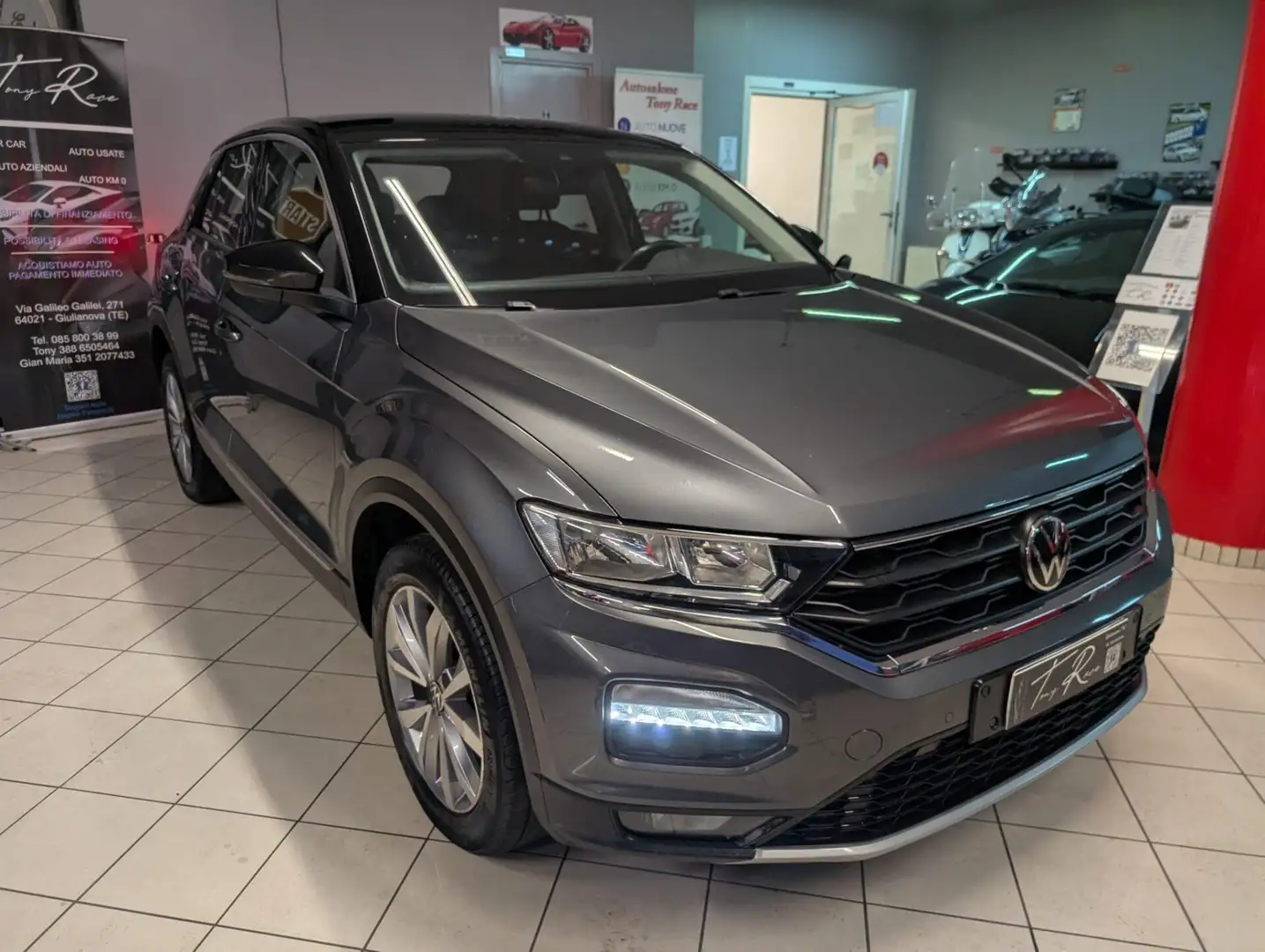 Volkswagen T-Roc 2.0 tdi Advanced 115cv FINANZIABILE Grigio - 1