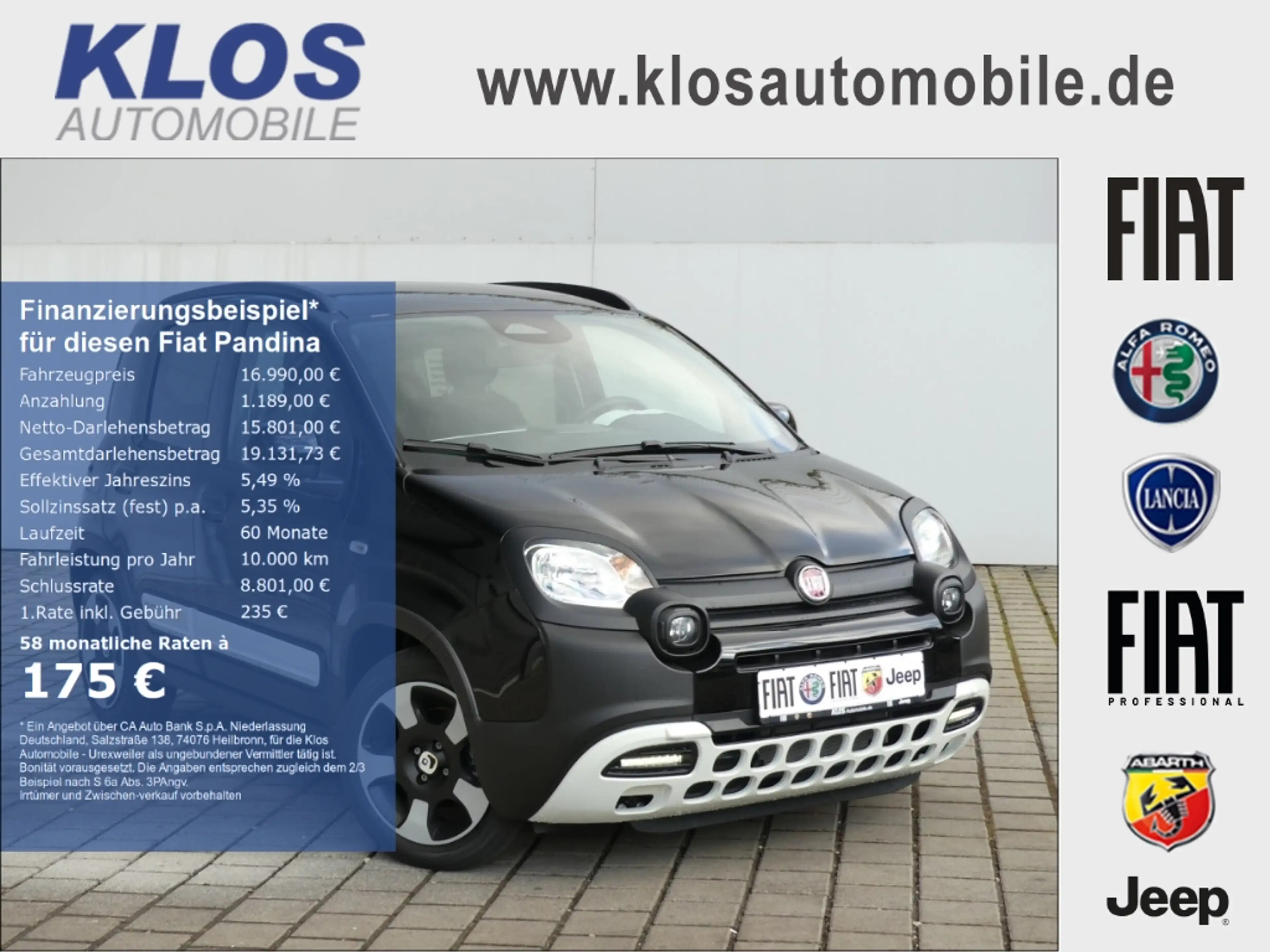 Fiat New Panda PANDA CROSS HYBRID 1.0 GSE 65PS CARPLAY 5-SITZER