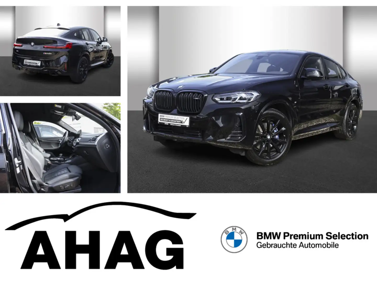 BMW X4 M40i AT Innovationsp. Sport Aut. Panorama AHK Schwarz - 1