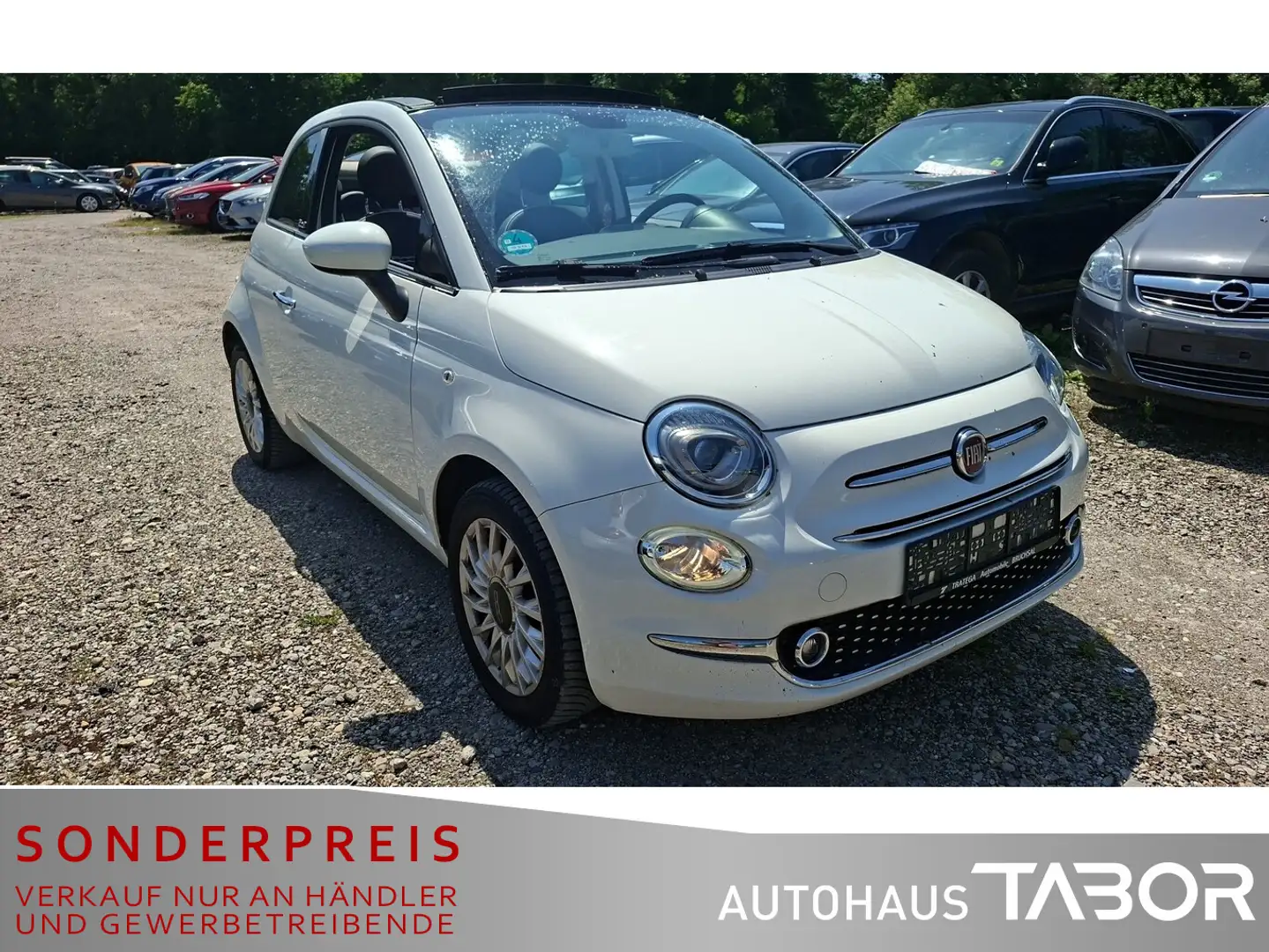 Fiat 500C 1.2 8V Lounge Navi PDC Klima GRA Weiß - 2