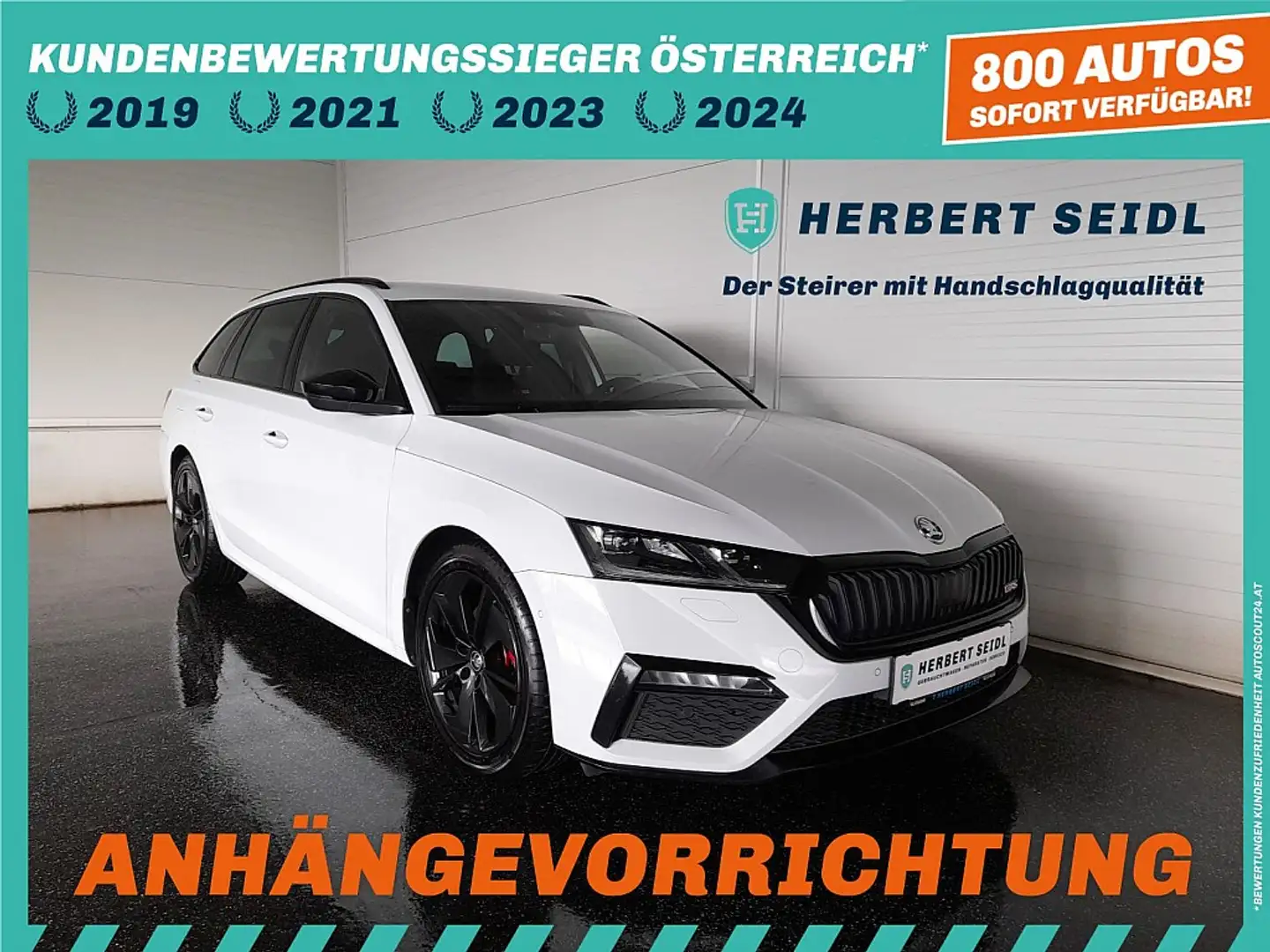 Skoda Octavia Combi RS 4x4  2,0 TDI DSG *STANDHEIZUNG / MATRI... Weiß - 1