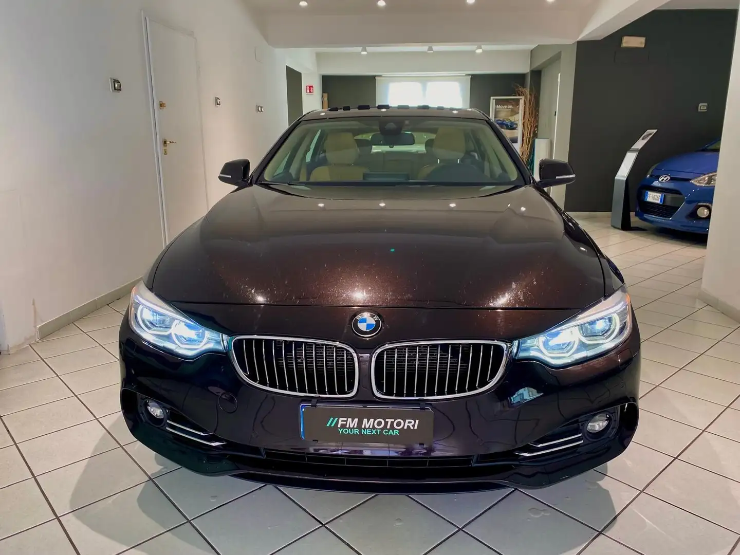 BMW 435 435dA xDrive Coupé Sport Marrone - 2