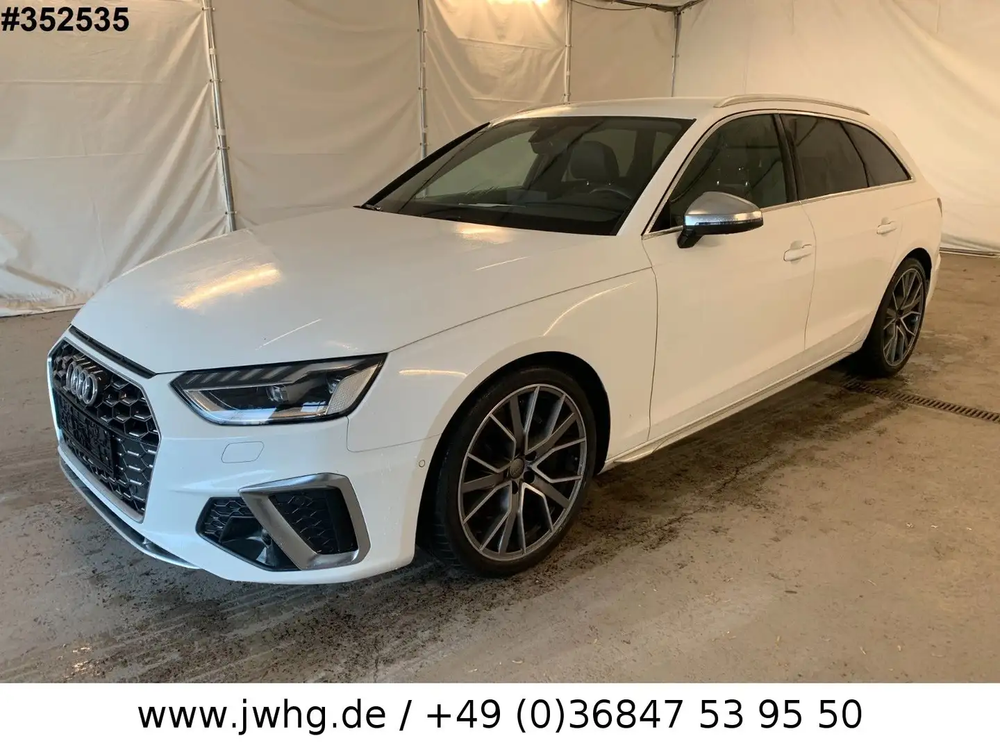 Audi S4 quattro ACC+/MATRIX/KAM/AHK/19"/MASSAGE Blanc - 1