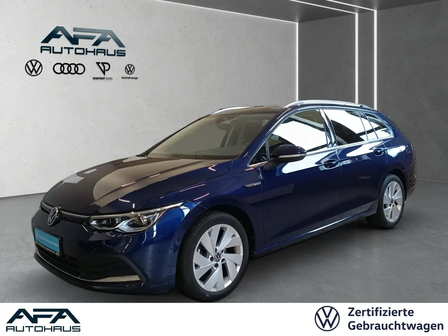 Volkswagen Golf VIII Var. 1.5 eTSI Style DSG AHK*Matrix*ACC Blau - 1