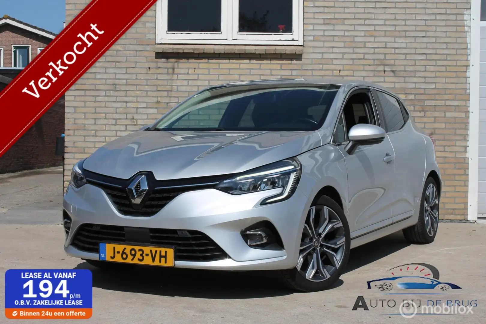 Renault Clio 1.0 TCe Bi-Fuel Intens NAP xenon verlichting Grijs - 1