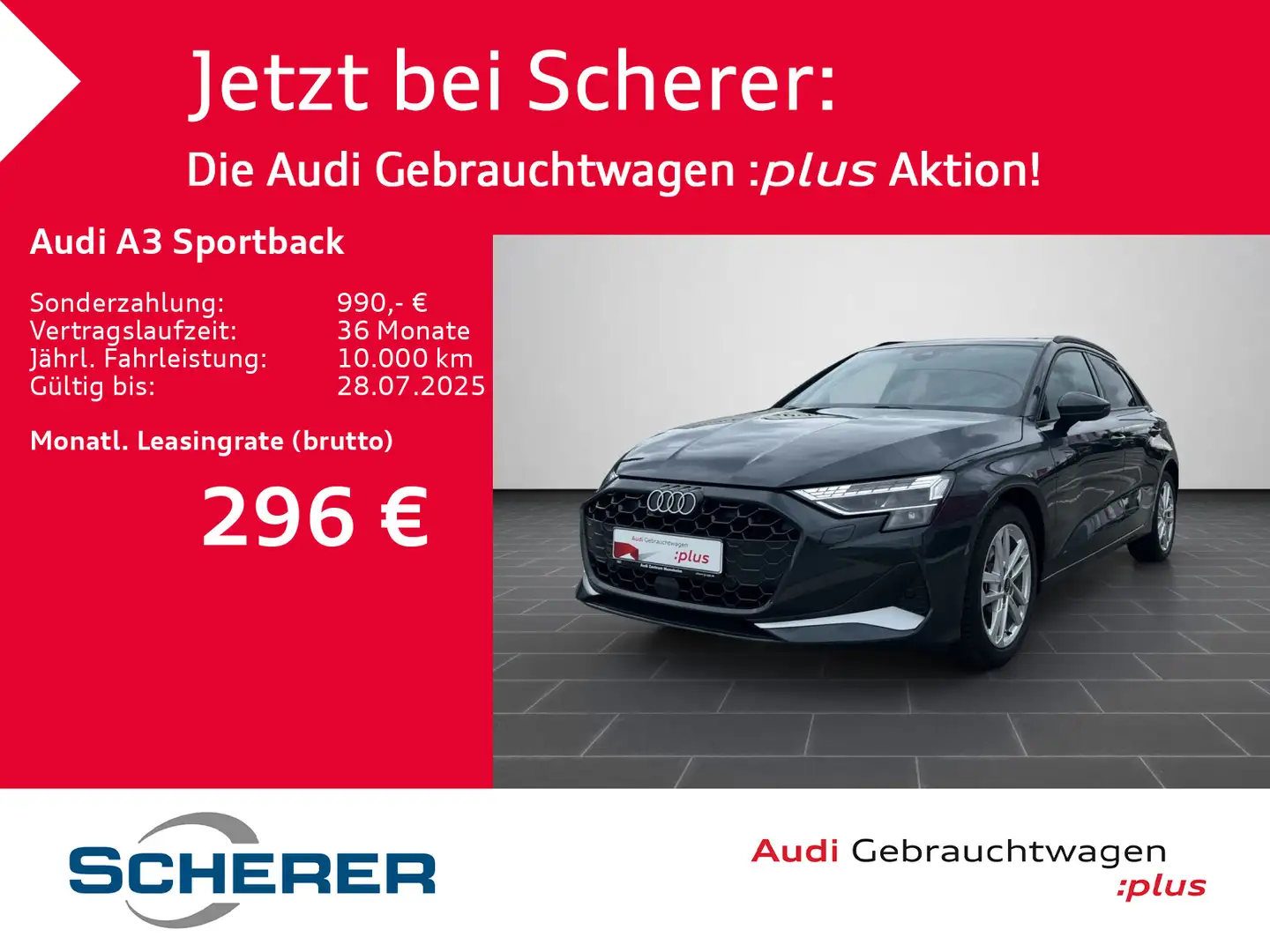 Audi A3 30 TFSI S tronic NAVI PLUS SONOS AC Grau - 1