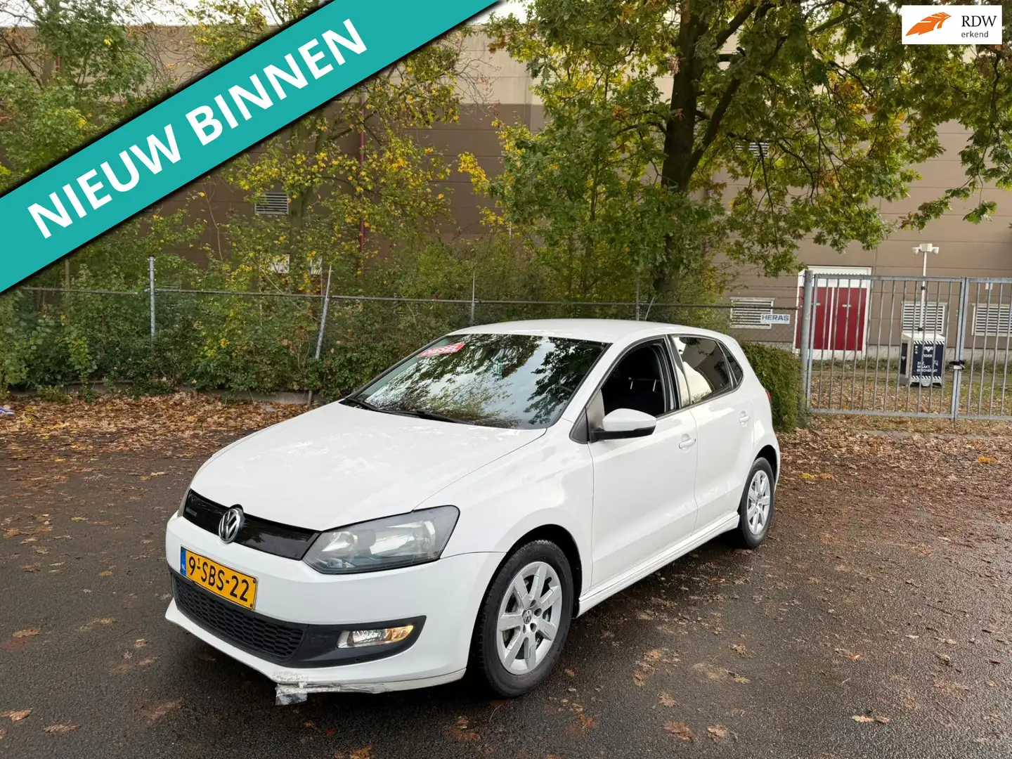 Volkswagen Polo 1.2 TDI BlueMotion LEUKE AUTO ZO WEG PRIJSJE Wit - 1