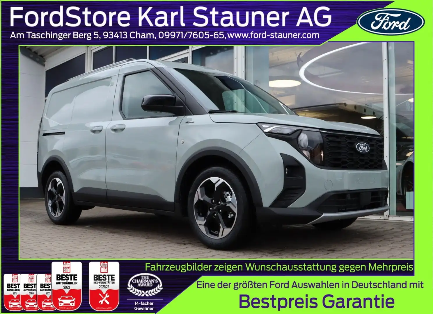 Ford Transit Courier Active 1.0 EcoBoost Weiß - 1