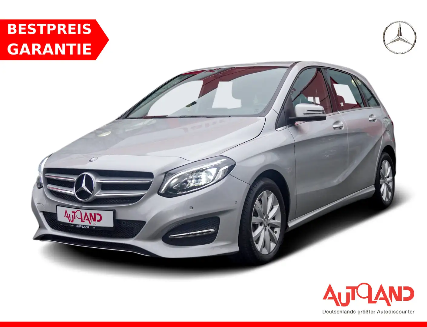 Mercedes-Benz B 180 B180 Style Klima Kamera Navi LED Sitzheizung Silber - 1