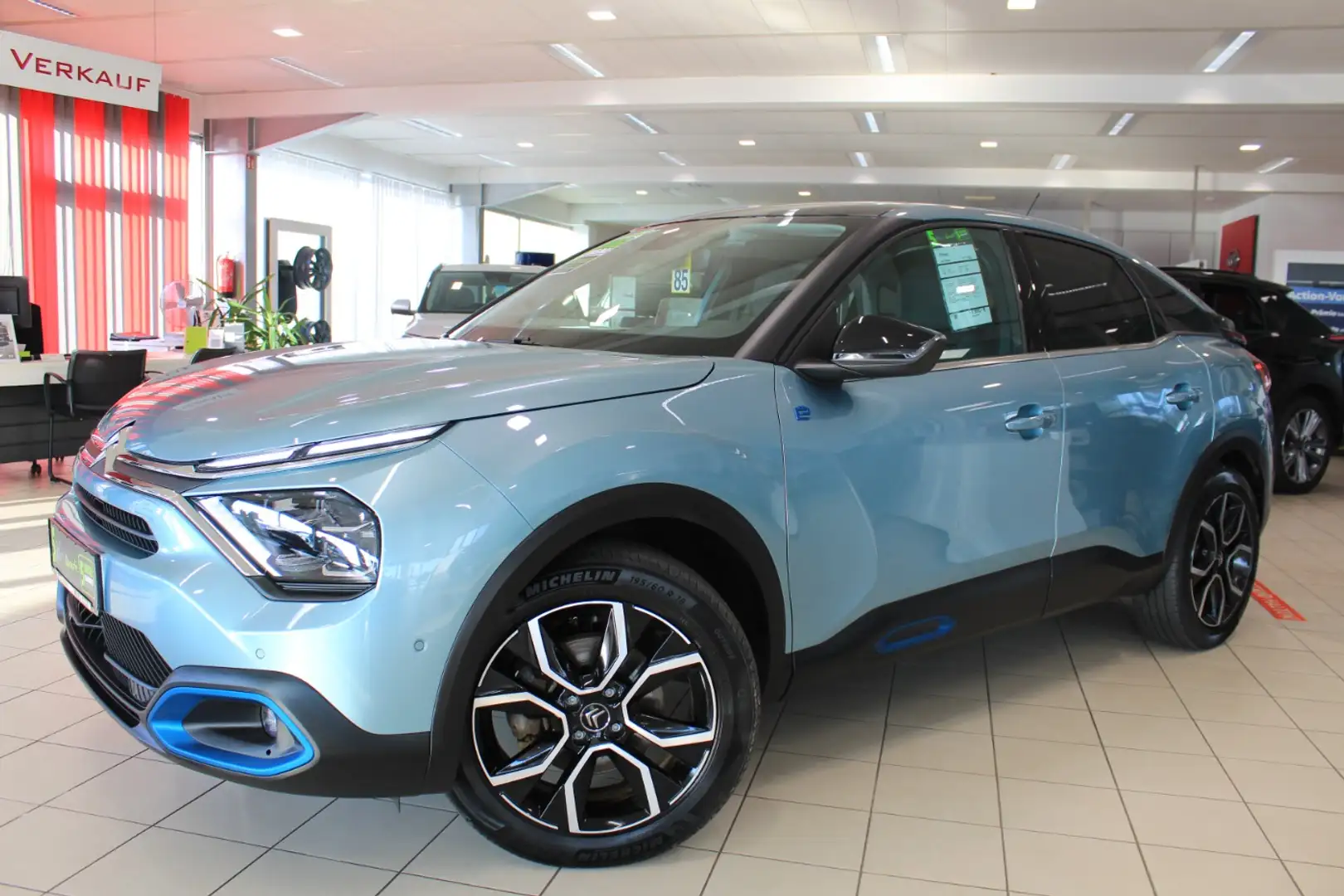 Citroen C4 E-SHINE LED+Navi+Pano+SD+2xKlima+Kam.+KeyLess Blau - 1