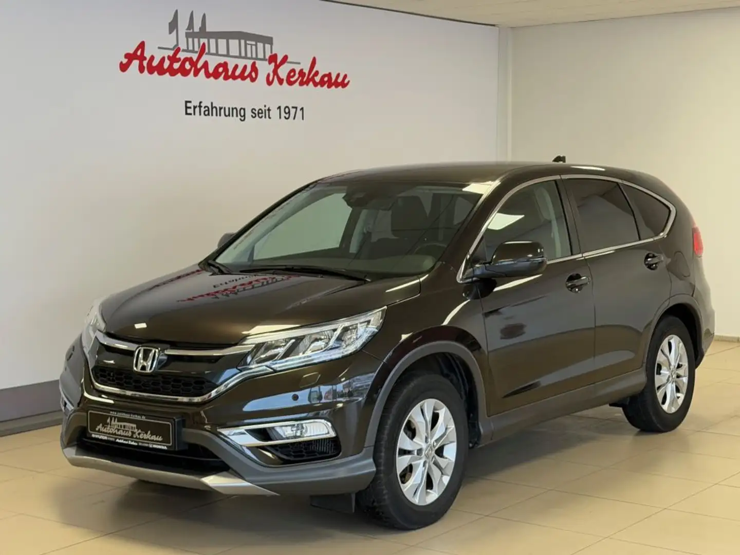Honda CR-V 1.6i DTEC 4WD Automatik Elegance+AHK+ Braun - 1