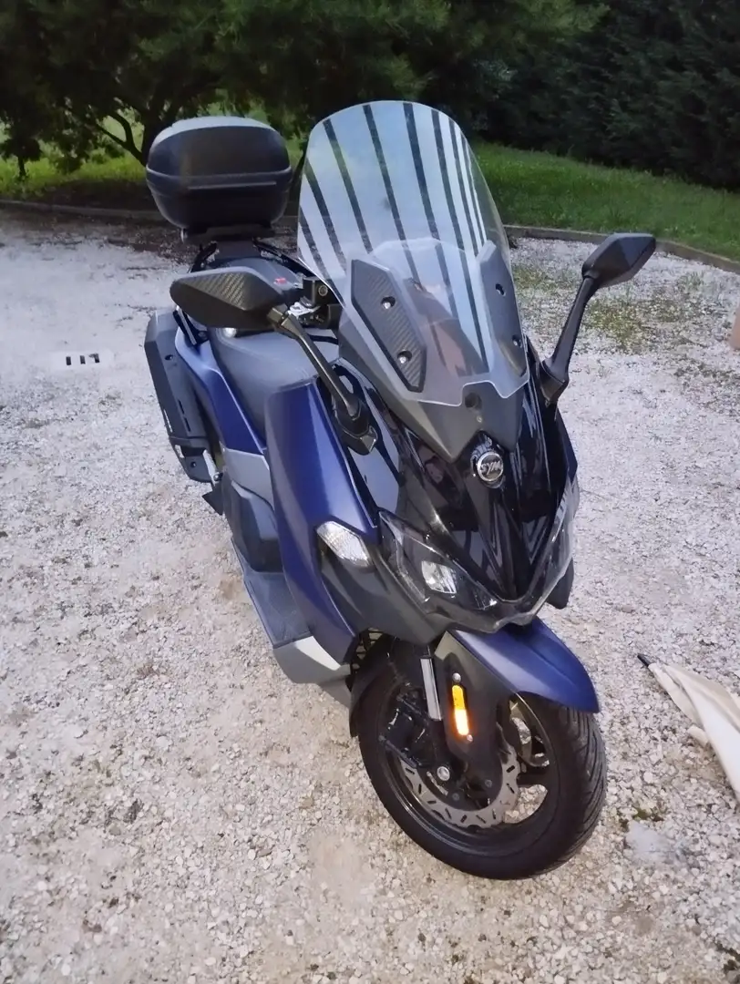 SYM MaxSym 600i Display digitale ABS bauletto GIVI Plateado - 1