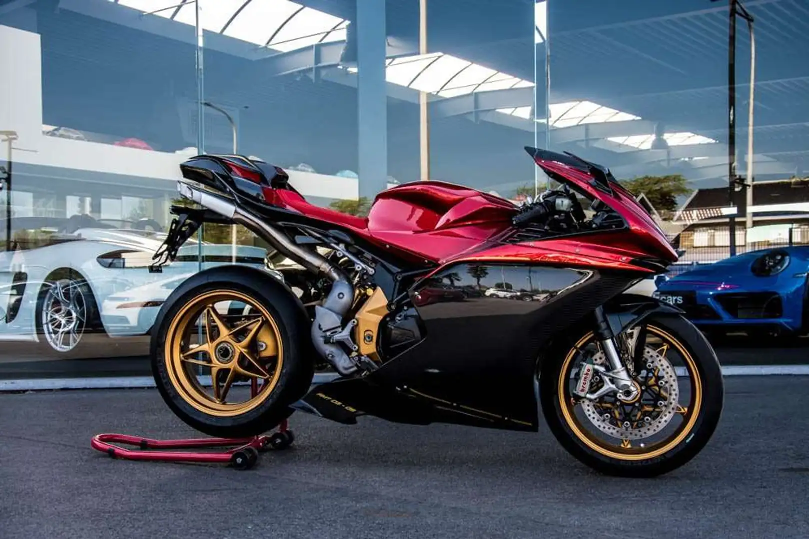 MV Agusta F4 1000R / TRIBUTE / TAMBURINI CUSTOM BUILD / ORO Rood - 2